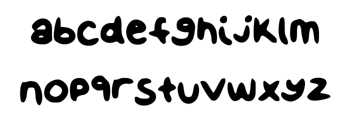 Soft_Notes Font LOWERCASE