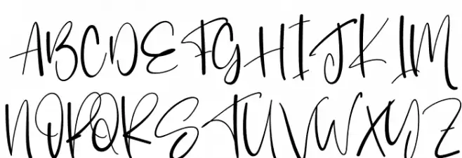 Softball Font Litere mari
