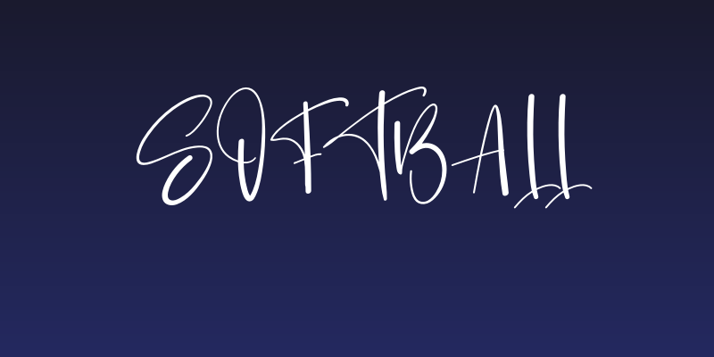 Softball Social Header