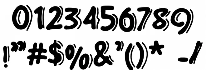 Softeraphy Font OTHER CHARS