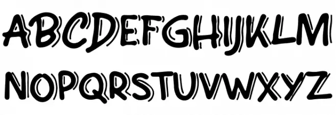 Softeraphy Schriftart Groß