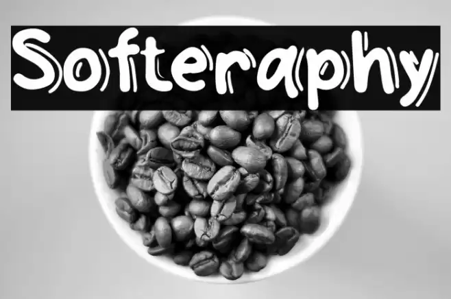Softeraphy Font examples