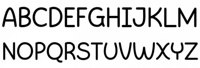 Softglyphs Schriftart Groß