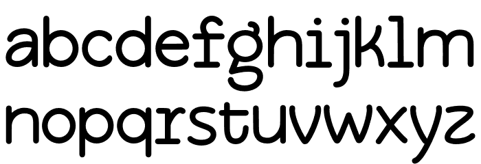 Softglyphs Font LOWERCASE