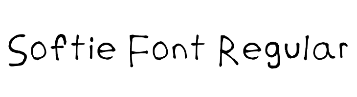 Softie Font Regular  Fuentes Gratis Descargar