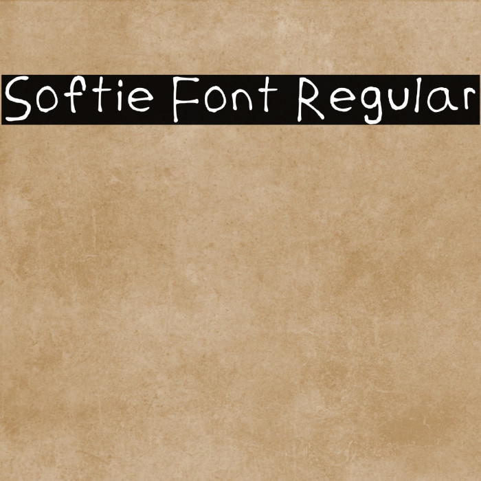 Softie Font Regular Example 1