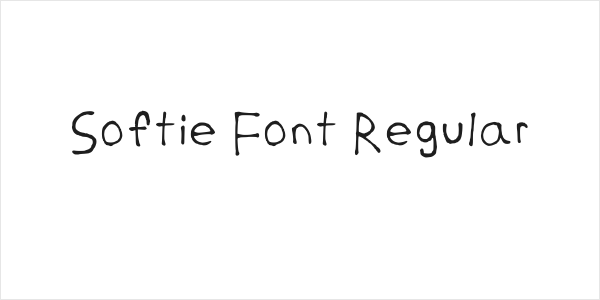 Softie Font Regular Logo