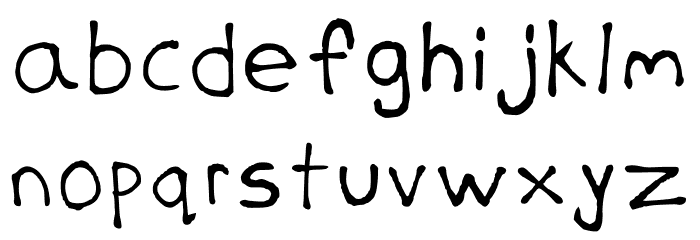 Softie Font Regular Font LOWERCASE