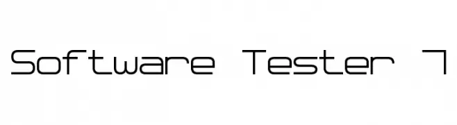 Software Tester 7  Fuentes Gratis Descargar