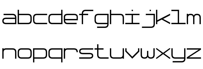 Software Tester 7 Font LOWERCASE