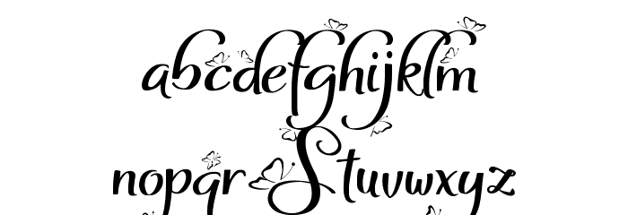 Sofye Demo Font LOWERCASE