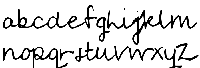 Soggy Kitten Font LOWERCASE