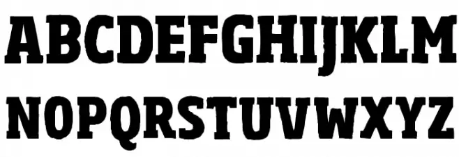 Sohoma ExtraBold Condensed Fonte MAIÚSCULAS