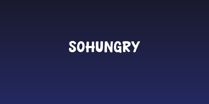 Sohungry Social Header