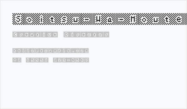 Soitsu-Wa-Mouten-Dattayo Business Card