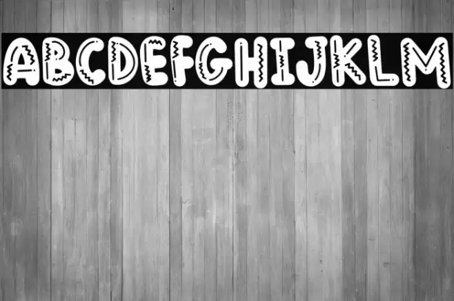 Sokola Bambo Font examples