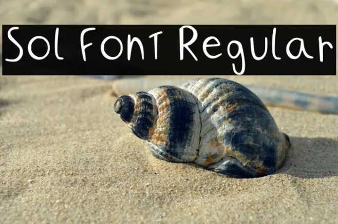 Sol Font Regular Example 3