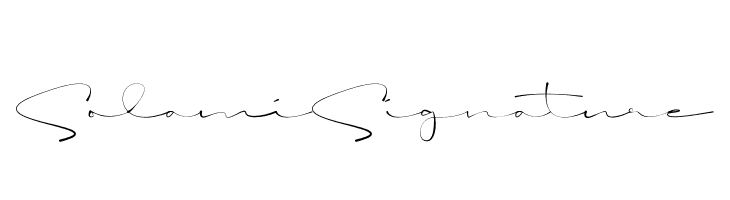 Solami Signature  Frei Schriftart Herunterladen