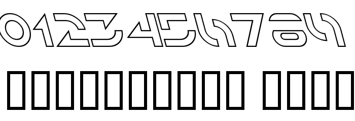 Solar Sailer Outline Italic Font OTHER CHARS