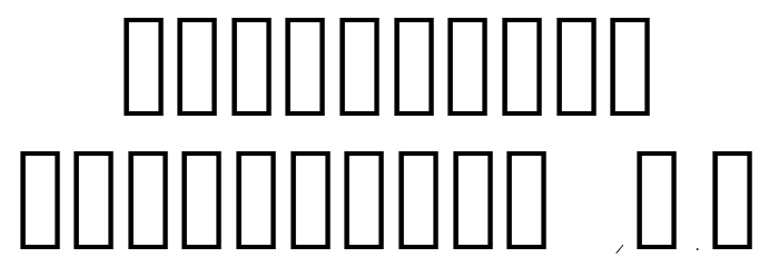 Solar Font OTHER CHARS