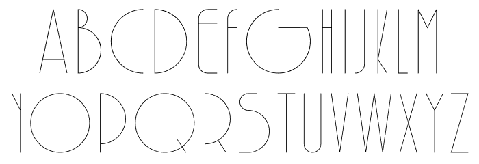 Solar Font LOWERCASE