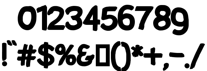 SolarCharger 1050 Nord Font OTHER CHARS