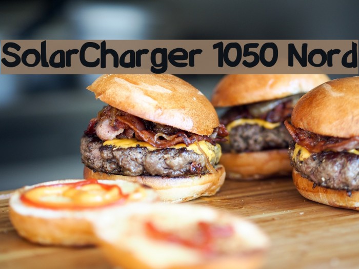 SolarCharger 1050 Nord Font examples