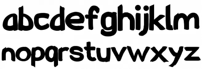 SolarCharger 1050 Nord फ़ॉन्ट लोअरकेस