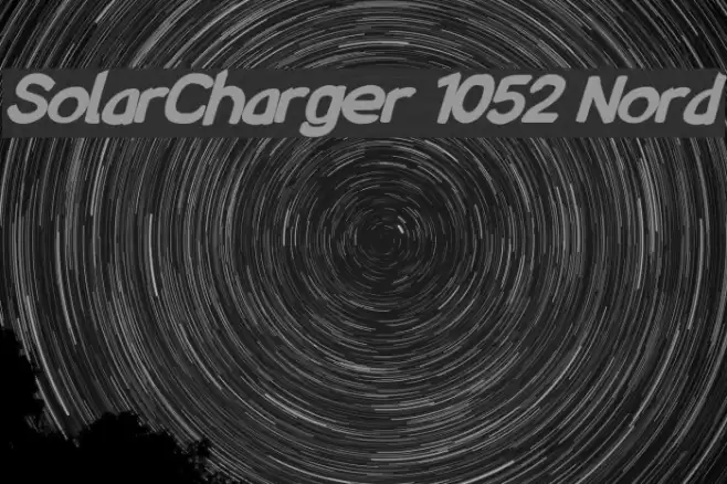 SolarCharger 1052 Nord Font examples