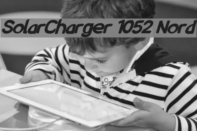 SolarCharger 1052 Nord Font examples
