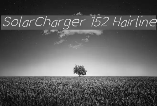 SolarCharger 152 Hairline Fuentes examples