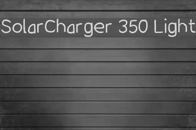 SolarCharger 350 Light examples