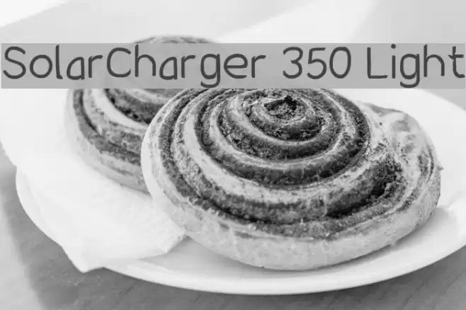 SolarCharger 350 Light examples