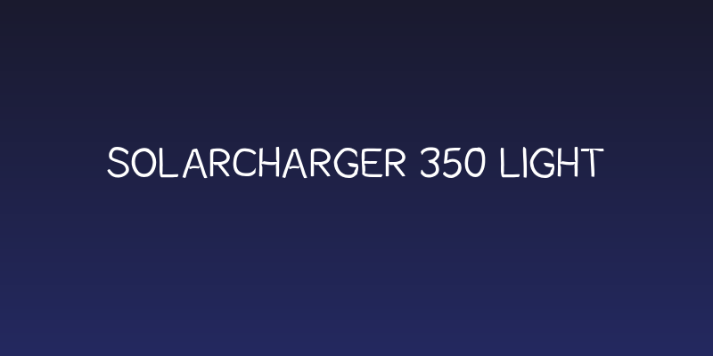 SolarCharger 350 Light Social Header