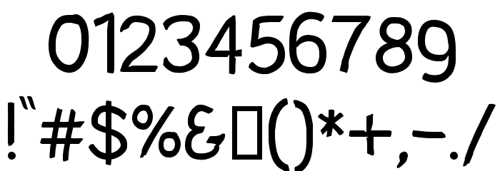 SolarCharger 550 Regular Font OTHER CHARS