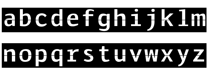 Solari Font LOWERCASE