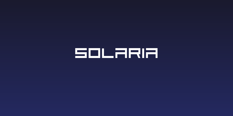 Solaria Social Header
