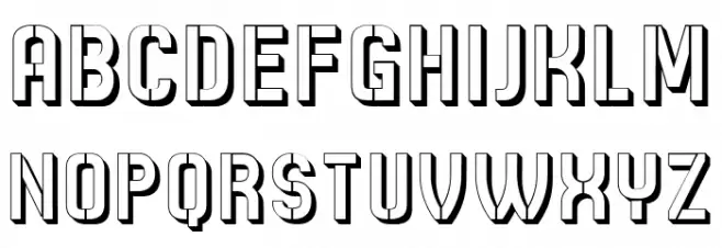 Soldat Regular Font Litere mari