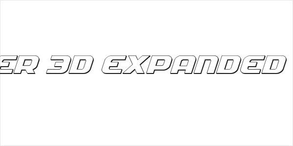 Soldier 3D Expanded Italic Logo