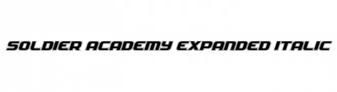 Soldier Academy Expanded Italic 
