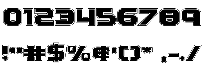 Soldier Academy Expanded Font OTHER CHARS