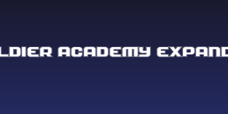 Soldier Academy Expanded Social Header