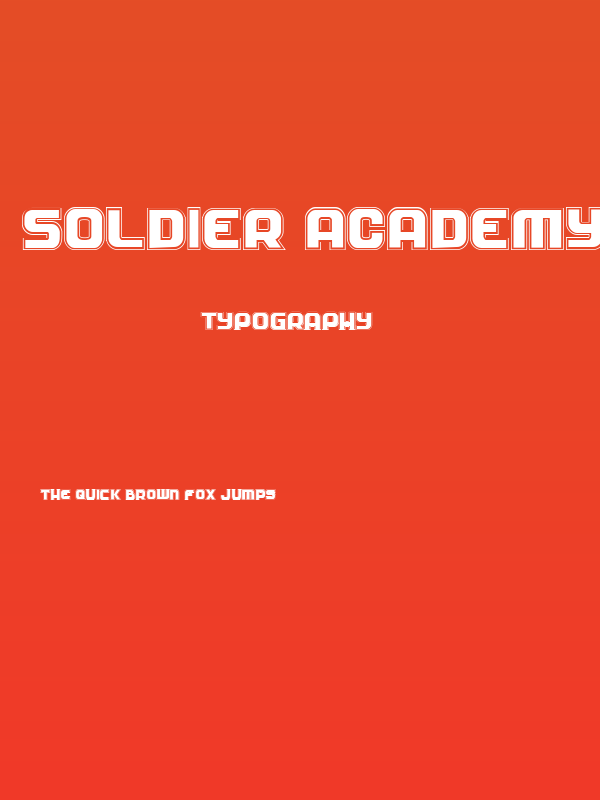 Soldier Academy Regular Poster