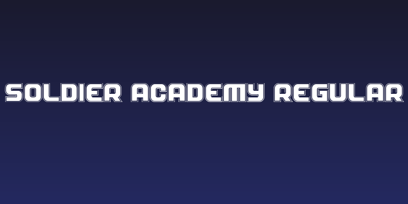 Soldier Academy Regular Social Header