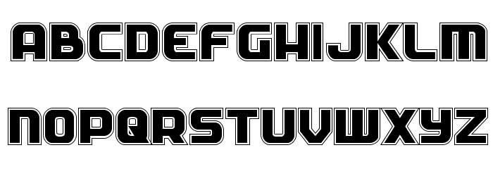Soldier Academy Regular Font LOWERCASE