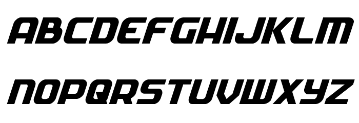 Soldier Italic Font LOWERCASE