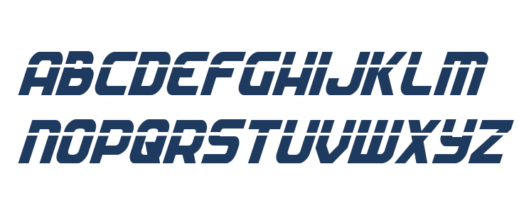 Soldier Laser Condensed Italic Lowercase