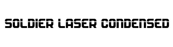 Soldier Laser Condensed  baixar fontes gratis