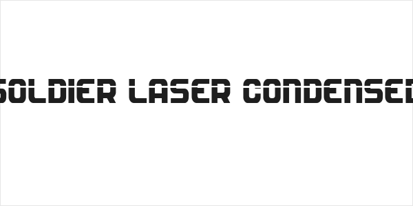 Soldier Laser Condensed Logo