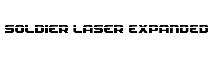 Soldier Laser Expanded  Free Fonts Download